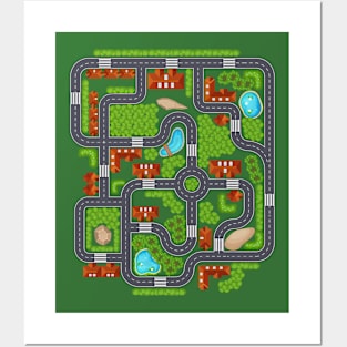 Play Cars PlayMat Dad Mom Back Massage Fathers Mothers Day Posters and Art